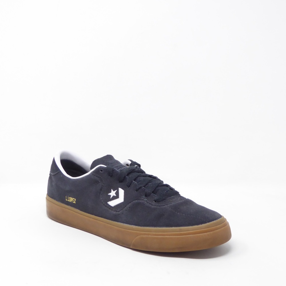 Converse Women Louie Lopez Pro Shoes Sneakers Black Suede Low Top 8.5